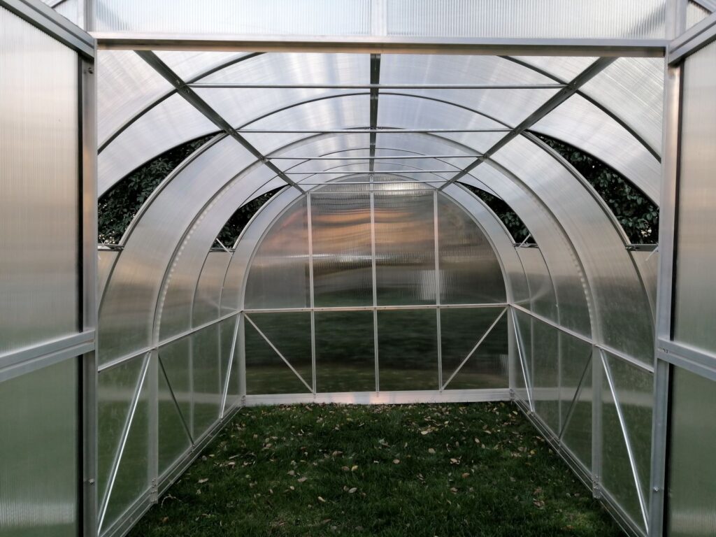 Arch-shaped ClimaOrb Greenhouse