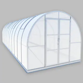 9x28 big Tunnel Greenhouse ClimaOrb aluminum with polycarbonate