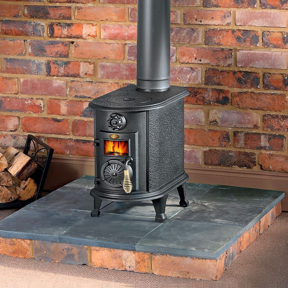 Greenhouse heating by potbelly stove