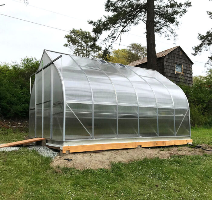 ClimaPod 9x14 4mm polycarbonate Greenhouse Kit with aluminum frame