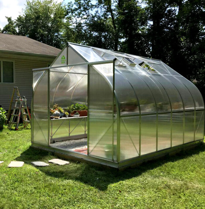 ClimaPod 9x14 4mm polycarbonate Greenhouse